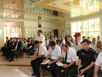 Ucar rayon İcra Hakimiyyəti Başçısı Mənsur Məmmədovun 20 avqust 2025-ci il tarixdə Alpı kəndində səyyar qəbulu keçirilib