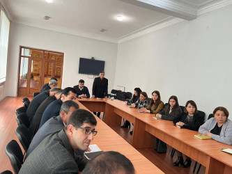 Ucar rayonunda Azərbaycan Respublikasında 2026-cı ilin "Şəhərsalma və Memarlıq İli" elan edilməsi ilə bağlı təsdiq edilmiş Tədbirlər Planına əsasən şəhərsalma və memarlıq sahəsində ictimai maarifləndirmə tədbiri keçirildi