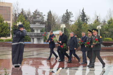 Ucar rayonunda Dövlət Təhlükəsizliyi Xidməti işçilərinin peşə bayramı günü və Azərbaycan təhlükəsizlik orqanlarının yaradılmasının 107-ci ildönümü qeyd edildi.