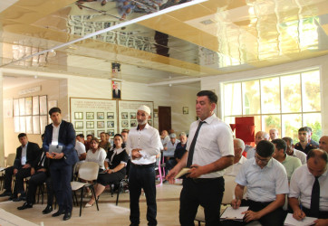 Ucar rayon İcra Hakimiyyəti Başçısı Mənsur Məmmədovun 20 avqust 2025-ci il tarixdə Alpı kəndində səyyar qəbulu keçirilib