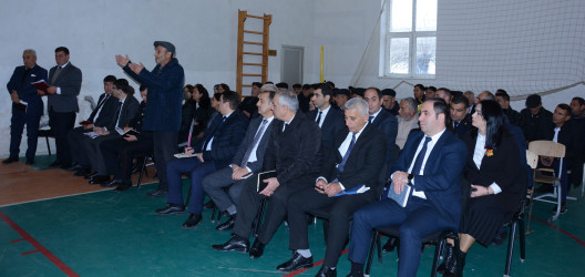 Ucar rayon İcra Hakimiyyəti Başçısı Mənsur Məmmədovun 10 dekabr 2025-ci il tarixdə Alpı kəndində səyyar qəbulu keçirilib