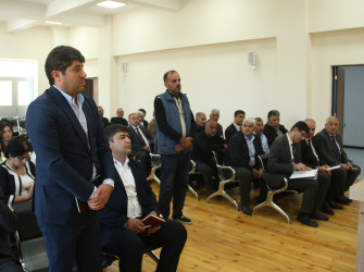 Ucar rayon İcra Hakimiyyəti Başçısı Mənsur Məmmədovun 24 sentyabr 2025-ci il tarixdə Qazyan kəndində səyyar qəbulu keçirilib