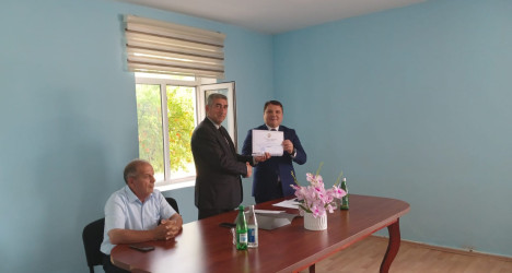 Ucar rayonunda 5 iyun - Su Təsərrüfatı və Meliorasiya İşçiləri günü münasibətilə tədbir keçirildi