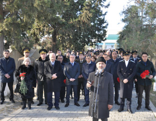 Ucar rayonunda 20 Yanvar şəhidləri ziyarət edildi