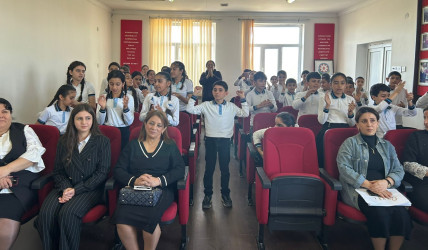 Ucar şəhər 4, 5, 6 nömrəli tam orta ümumtəhsil məktəblərində “Uşaq Hüquqları Aylığı” çərçivəsində tədbirlər keçirilmişdir