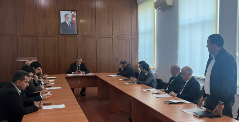 Ucar rayonunda məşğulluğa kömək göstərən Əlaqələndirmə Komitəsinin iclası keçirilib