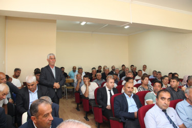 Ucar rayon İcra Hakimiyyəti Başçısı Mənsur Məmmədovun 14 may 2025-ci il tarixdə Xələc kəndində səyarı qəbulu keçirilmişdir