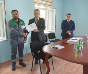 Ucar rayonunda 5 iyun - Su Təsərrüfatı və Meliorasiya İşçiləri günü münasibətilə tədbir keçirildi