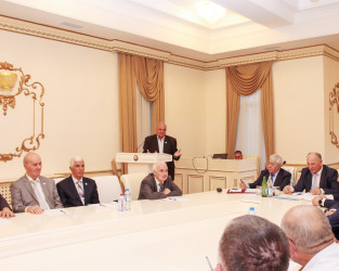 Ucar rayonunda Rayon Ağsaqqallar Şurasının hesabat-seçki konfransı keçirilmişdir