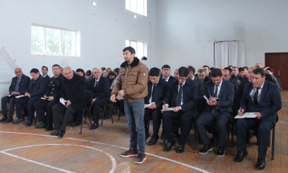 Ucar rayon İcra Hakimiyyəti Başçısı Mənsur Məmmədov 11 mart 2026-cı il tarixdə Müsüslü kəndində səyyar qəbul keçirib