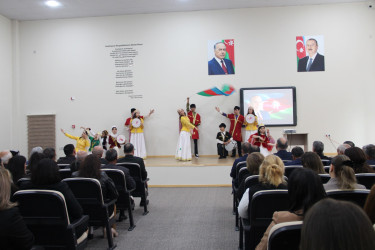 Ucar rayonunda Azərbaycan xalqının Ümummilli Lideri Heydər Əliyevin anadan olmasının 103-cü ildönümü münasibətilə tədbir keçirilib