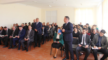 Ucar rayon İcra Hakimiyyəti Başçısı Mənsur Məmmədovun 22 aprel 2026-cı il tarixində Ramal kəndində səyyarı qəbulu keçirilib