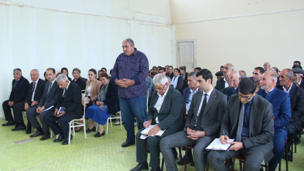 Ucar rayon İcra Hakimiyyəti Başçısı Mənsur Məmmədovun 17 sentyabr 2025-ci il tarixdə Bərgüşad kəndində səyyarı qəbulu keçirildi
