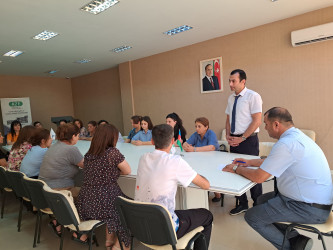 Ucar Gənclər Mərkəzində “Konstitusiya və Suverenlik ili”nə həsr olunmuş dəyirmi masa təşkil edilmişdir
