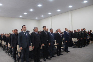 Ucar rayonunda Azərbaycan xalqının Ümummilli Lideri Heydər Əliyevin anadan olmasının 103-cü ildönümü münasibətilə tədbir keçirilib