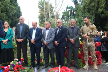 Hüseyn Mustafayevin şəhid olmasının ildönümü ilə əlaqədar məzarı ziyarət olundu