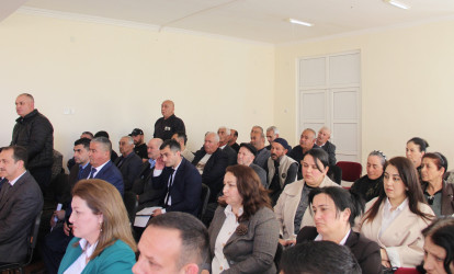 Ucar rayon İcra Hakimiyyəti Başçısı Mənsur Məmmədovun 22 aprel 2026-cı il tarixində Ramal kəndində səyyarı qəbulu keçirilib