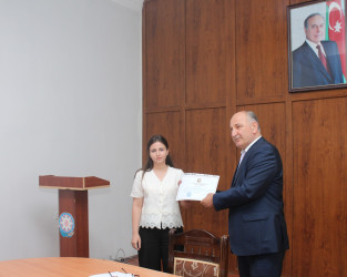 Ucar rayonunda dövlət qulluqçularının peşə bayramı günü qeyd edildi