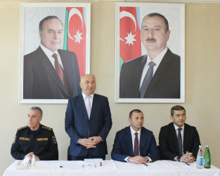 Ucar rayon İcra Hakimiyyəti Başçısı Mənsur Məmmədov 20 may 2026-cı il tarixdə Lək kəndində səyyar qəbul keçirib