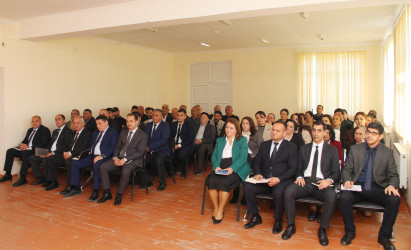 Ucar rayon İcra Hakimiyyəti Başçısı Mənsur Məmmədovun 22 aprel 2026-cı il tarixində Ramal kəndində səyyarı qəbulu keçirilib