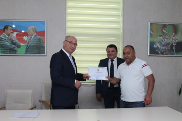 Ucar rayonunda 5 iyun - Su Təsərrüfatı və Meliorasiya İşçiləri günü münasibətilə tədbir keçirildi