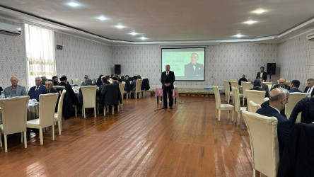 Ucar rayonunda Ümummilli Lider Heydər Əliyevin anım günü ilə əlaqədar tədbir keçirilib
