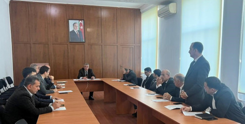 Ucar rayonunda məşğulluğa kömək göstərən Əlaqələndirmə Komitəsinin iclası keçirilib