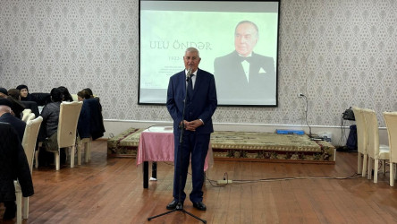 Ucar rayonunda Ümummilli Lider Heydər Əliyevin anım günü ilə əlaqədar tədbir keçirilib