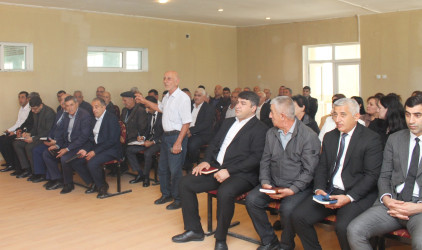 Ucar rayon İcra Hakimiyyəti Başçısı Mənsur Məmmədov 08 oktyabr 2025-ci il tarixdə Lək kəndində səyyar qəbul keçirib