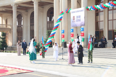 Ucar rayonunda “8 Noyabr - Zəfər Günü”nün beşinci ildönümü ilə əlaqədar mədəni-kütləvi tədbir keçirildi