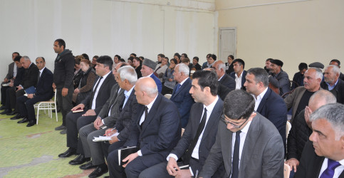 Ucar rayon İcra Hakimiyyəti Başçısı Mənsur Məmmədovun 06 may 2026-cı il tarixdə Bərgüşad kəndində səyyarı qəbulu keçirildi