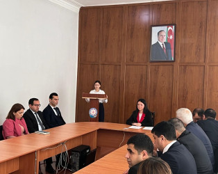 Ucar rayonunda “Gender əsaslı zorakılıqla mübarizə” mövzusunda tədbir keçirilmişdir