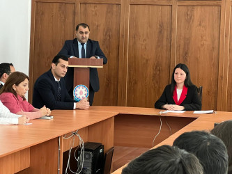 Ucar rayonunda “Gender əsaslı zorakılıqla mübarizə” mövzusunda tədbir keçirilmişdir