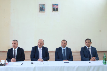 Ucar rayon İcra Hakimiyyəti Başçısı Mənsur Məmmədovun 17 sentyabr 2025-ci il tarixdə Bərgüşad kəndində səyyarı qəbulu keçirildi