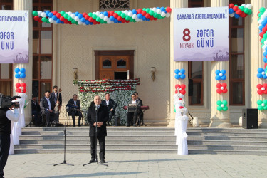 Ucar rayonunda “8 Noyabr - Zəfər Günü”nün beşinci ildönümü ilə əlaqədar mədəni-kütləvi tədbir keçirildi