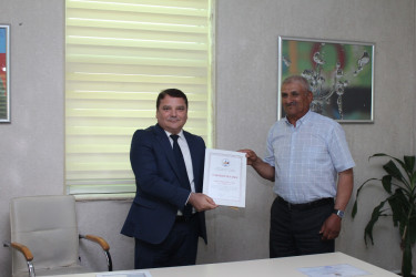 Ucar rayonunda 5 iyun - Su Təsərrüfatı və Meliorasiya İşçiləri günü münasibətilə tədbir keçirildi