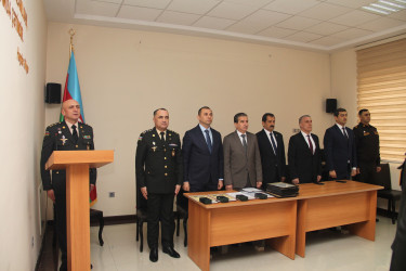 Ucar rayonunda 16 mart - Azərbaycan Respublikasının Strateji Obyektlərin Mühafizəsi əməkdaşlarının peşə bayramı günü qeyd edildi