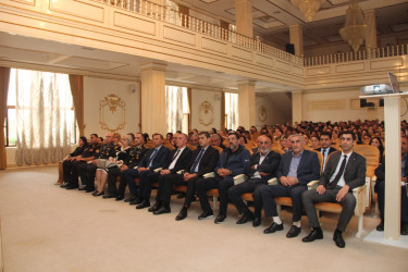 Ucar rayonunda 20 sentyabr - Azərbaycan Respublikasının Dövlət Suverenliyi Gününə həsr edilmiş tədbir keçirildi