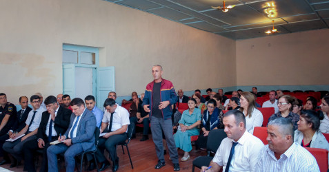 Ucar rayon İcra Hakimiyyəti Başçısı Mənsur Məmmədovun 09 sentyabr 2026-cı il tarixində Ramal kəndində səyyarı qəbulu keçirilib