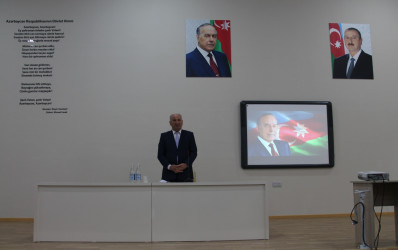 Ucar rayonunda Azərbaycan xalqının Ümummilli Lideri Heydər Əliyevin anadan olmasının 103-cü ildönümü münasibətilə tədbir keçirilib