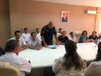 Ucar Rayon Gənclər Evi Sosial Xidmət Müəssisəsinin inzibati binasında 26 iyun - Narkotik vasitələrin sui-istifadəsi və qanunsuz dövriyyəsi ilə Beynəlxalq Mübarizə Günü ilə bağlı tədbir keçirilmişdir