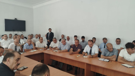 Ucar rayonunda “Azərbaycan Respublikasında kənd təsərrüfatı, balıqçılıq və akvakultura məhsullarının istehsalı və emalı sahələrinin inkişafına dair 2026–2030-cu illər üçün Dövlət Proqramı”nın icrasından irəli gələn vəzifələr müzakirə olunub
