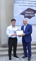 Ucar rayonunda 14 iyun 2025-ci il tarixdə “Son zəng” tədbiri keçirilib