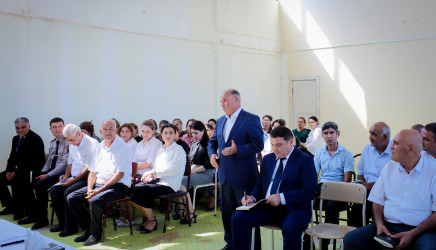 Ucar rayon İcra Hakimiyyəti Başçısı Mənsur Məmmədovun 16 sentyabr 2026-cı il tarixdə Bərgüşad kəndində səyyarı qəbulu keçirildi
