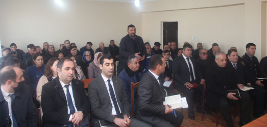 Ucar rayon İcra Hakimiyyəti Başçısı Mənsur Məmmədovun 07 yanvar 2026-cı il tarixində Şahlıq kəndində səyyarı qəbulu keçirilib