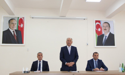 Ucar rayon İcra Hakimiyyəti Başçısı Mənsur Məmmədovun 04 iyun 2025-ci il tarixdə Qazyan kəndində səyyar qəbulu keçirilib