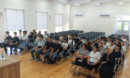Ucar rayon Qazyan kənd 2 nömrəli tam orta ümumtəhsil məktəbində 26 iyun “Narkotik vasitələrin sui-istifadəsi və qanunsuz dövriyyəsi ilə Beynəlxalq Mübarizə Günü” çərçivəsində “Sağlam həyat naminə narkotikə və tütünə yox deyək” mövzusunda maarifləndirici tədbir keçirilmişdir