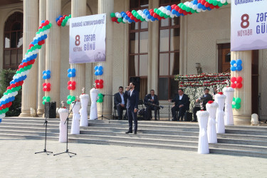 Ucar rayonunda “8 Noyabr - Zəfər Günü”nün beşinci ildönümü ilə əlaqədar mədəni-kütləvi tədbir keçirildi