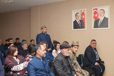 Ucar rayonunda “Vətənpərvərlik və milli–mənəvi dəyərlər” mövzusunda konfrans keçirilib