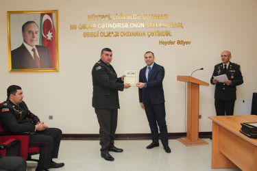 Ucar rayonunda 16 mart - Azərbaycan Respublikasının Strateji Obyektlərin Mühafizəsi əməkdaşlarının peşə bayramı günü qeyd edildi